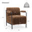 Fauteuil rembourré en velours côtelé Stolle-522972962