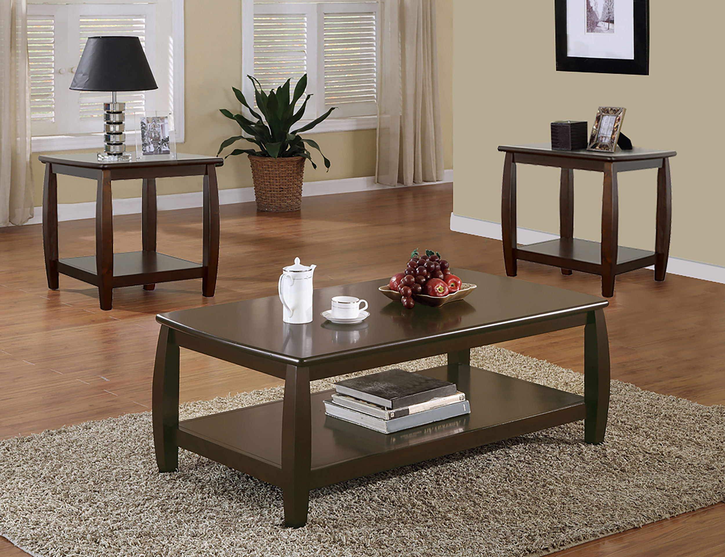 Alma Dixon 3 Piece Living Room Table Set Wayfair