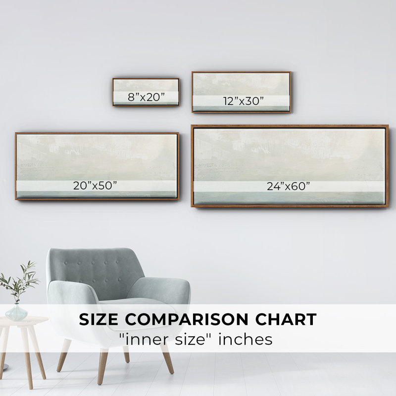 Tone Scape III- Framed Canvas