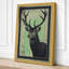 Antlered Deer Boho - Wrapped Canvas-662351759-662351764