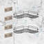 Ranney Adhesive Stainless Steel Shower Basket