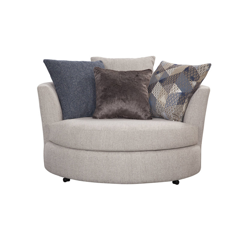 Upholstered Barrel Chair