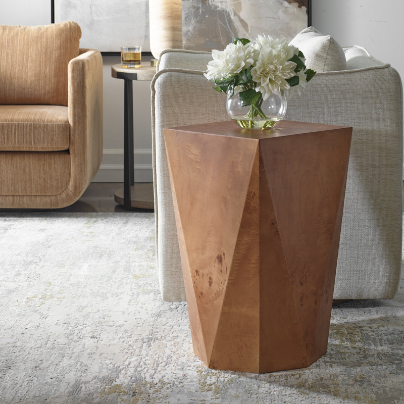 Geometric accent table