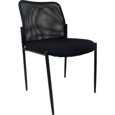Mesh Seat Waiting Room Chair with Plastic Frame