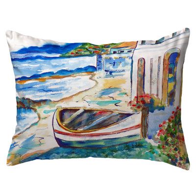 Outdoor Reversible Throw Pillow