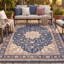 Tapis en basalte à médaillon traditionnel, style persan, bleu marine, ivoire, or, vert et rose, lavable à la machine, antidérapant, à poils courts, pour l'intérieur et l'extérieur, adapté aux animaux domestiques, idéal pour le salon, la chambre, la salle à manger, l'entrée, le couloir ou le bureau.-296714606