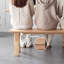Banc en bois massif Burlywood