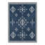 Tapis d'intérieur géométrique bleu / blanc Zephyr-128992719-128992720