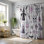 Rideau de douche standard 1 pièce Pastel Grunge