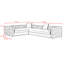 Canapé modulaire en velours Giovanni-26908046-37109916