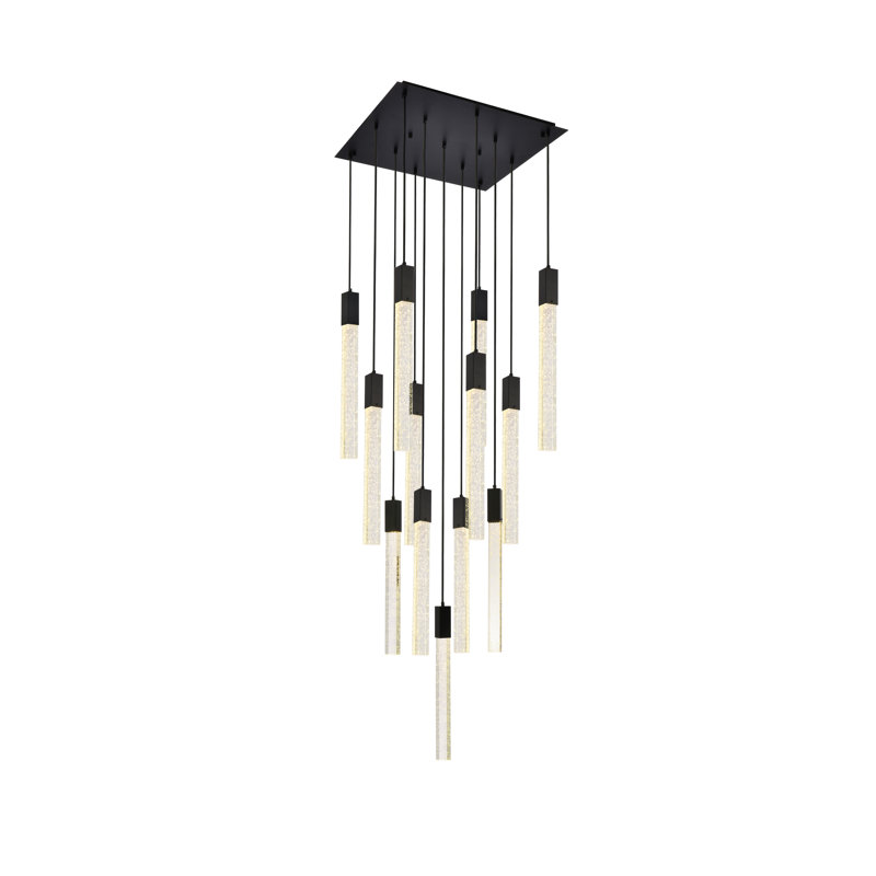 Aliha 13 - Light Cluster Pendant, Black