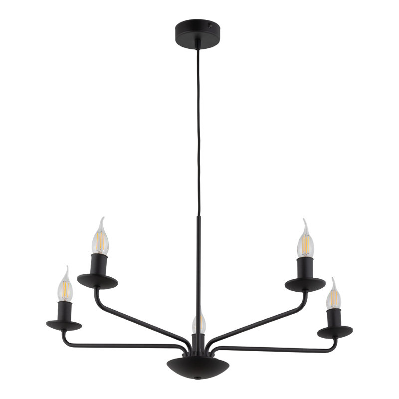Penfield 5 - Light Candle Style Chandelier