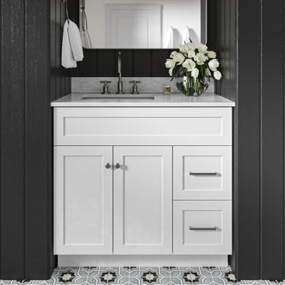 Partham 37" Single Bathroom Vanity Set