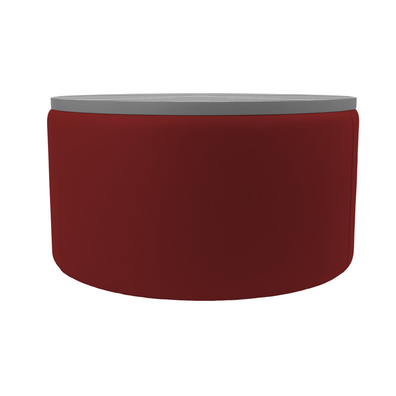 Repose-pieds rond 30 po Pro Series, Rouge / Gris