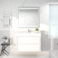 Base de meuble-lavabo mural 36 po Moreno avec plateau en acrylique renforcé Moreno-564082942