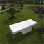 Canapé-lit convertible 4 en 1 moderne 36 po blanc neige pour le salon / petit appartement | Blanc | Métal-605759233