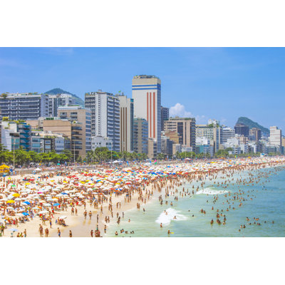 Rio Beach - Wrapped Canvas Print