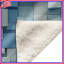 Couvertures rectangulaires bleues et blanches-130053767