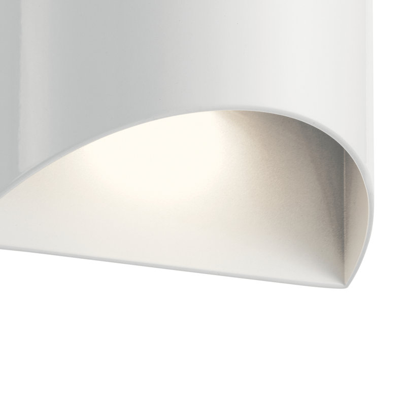 Seval Steel LED Wall Light, White