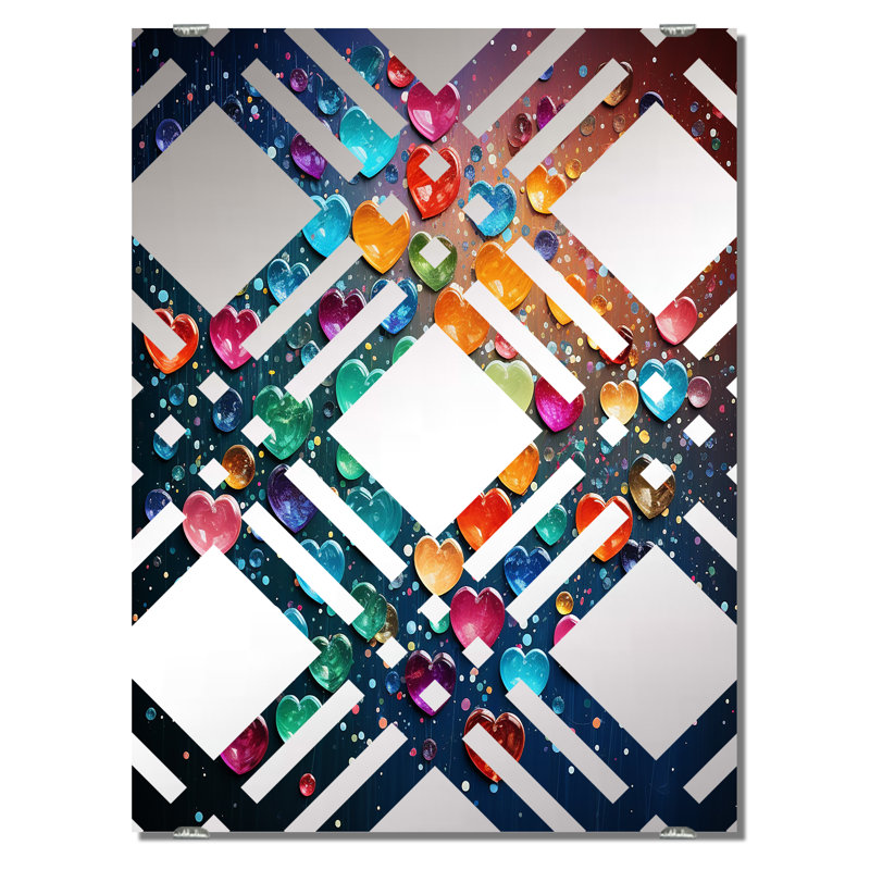 Almendares - Miroir mural Pop Art MIR135798, 32 po x 24 po