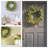 22 inch Artificial Spring Wreath with Eucalyptus Leaves, Lavender, Flowing Green Stems
