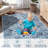 Entryway Rug, Washable Vintage Low Pile Stain-Resistant, Non-Slip Soft Thin Carpet for Kitchen, Bedroom, Bathroom -951057199