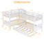 Lit simple en L avec lit gigogne-997796849