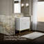 Calpa Meuble-lavabo de salle de bain avec lavabo et comptoir en quartz-109063687