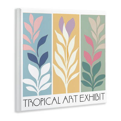 Plaque murale Tropical Jungle, design par Annabelle Hall