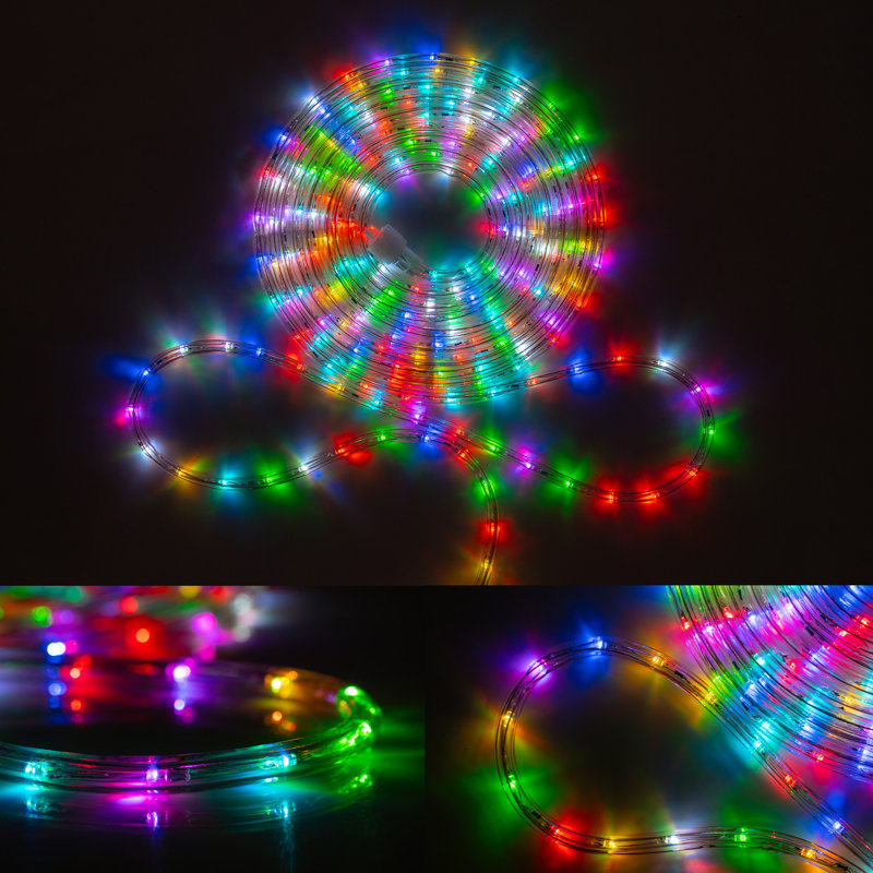 12-Mode 10 Colour Changing Rope Light W/Remote Controller