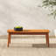 Table basse contemporaine en bois d'eucalyptus - Brun