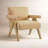 Navassa Vegan Leather Arm Chair-1749347816