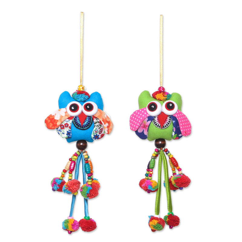 Figurine suspendue hibou