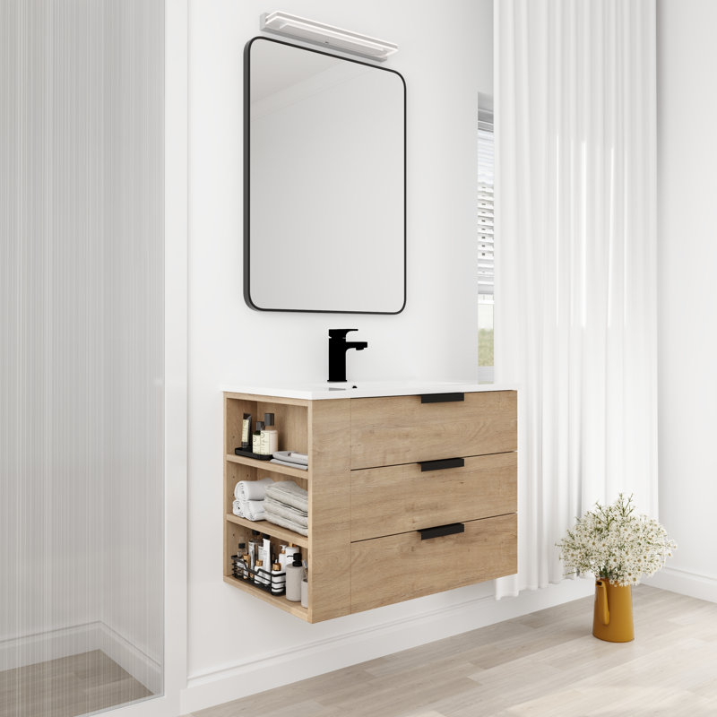 Cipriano Wall Mounting Bathroom Vanity