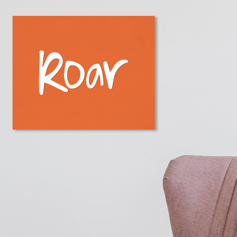 « roar », art sur toile Lysette, H 17 po x l 20 po x P 1,5 po
