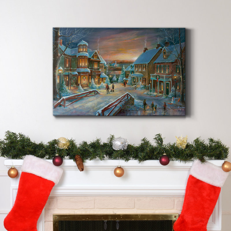 " Home For The Holidays ", 40" H x 60" W x 1" D