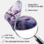 Horloge murale mauve Virlan-1400462140