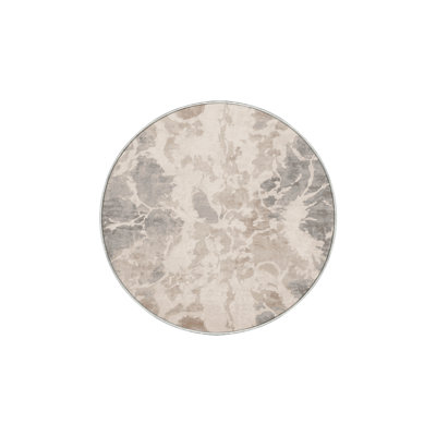 Machine Washable Beige Area Rug