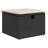 Vidaxl Garden Sofa Set Black