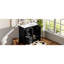 Armoire de salle de bain 36 po avec lavabo en céramique, charnières, 3 tiroirs, rangement spacieux, motif de rainure unique, poignée en métal exquise, glissière de tiroir lisse, style rétro, facile à assembler pour 36-930086230