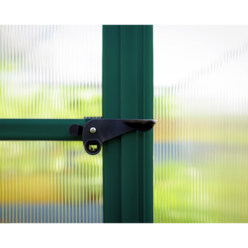 Palram 6' x 6' Green Polycarbonate Greenhouse with Aluminum Frame