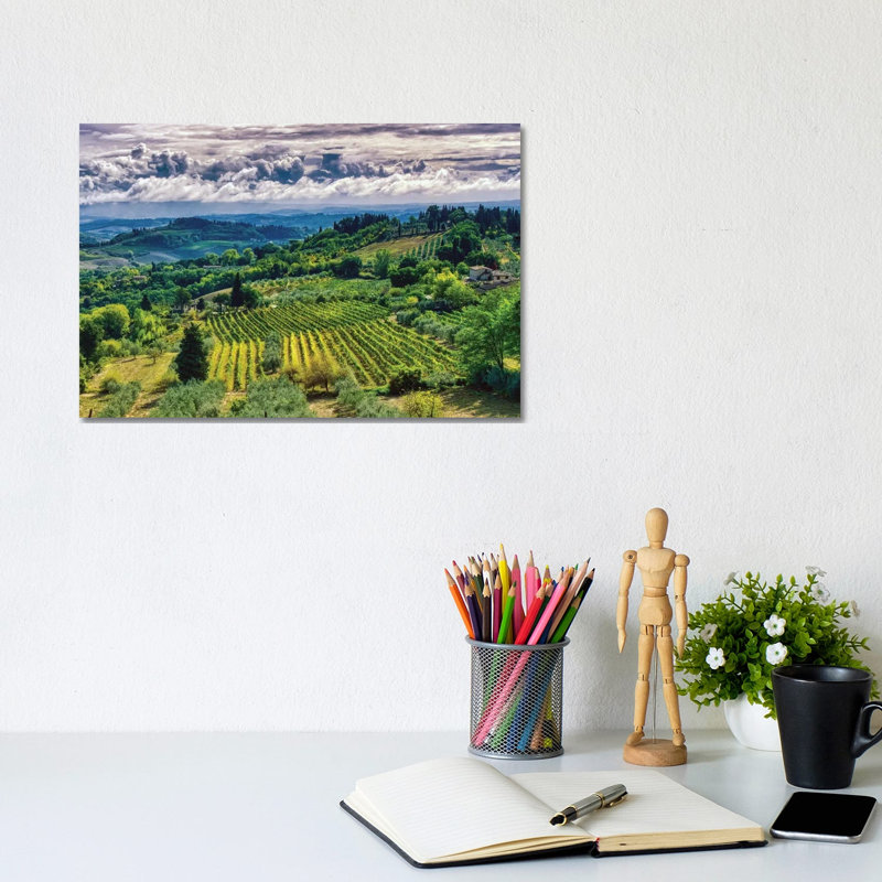 Tuscany 1 Piece Wrapped Canvas Wall Art, 20.32 cm H x 30.48 cm W