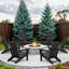 Chaise Adirondack pliable en PEHD Clitheroe-879525383