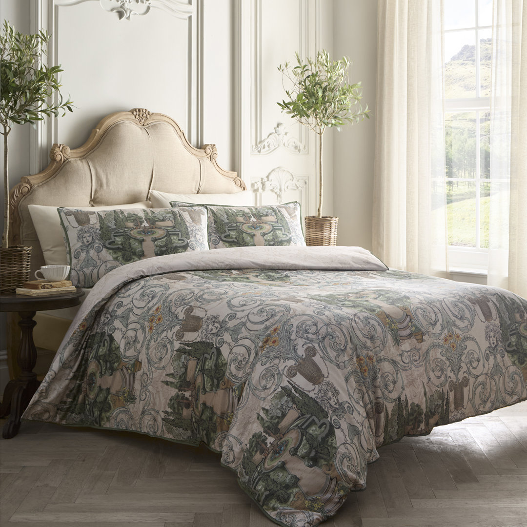 Laurence Llewelyn-Bowen Tuscan Garden Duvet Cover Set Green