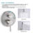 10-Inch Round Ceiling Mounting Shower System-55047590