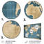 Ancienne carte du monde V - impression sans cadre sur métal-680451144