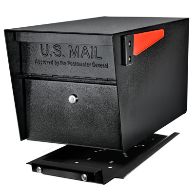 Steel Post Mounted Mailbox