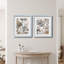 « Metallic Garden I », ensemble de 2 reproductions d’art graphique encadrées sur papier