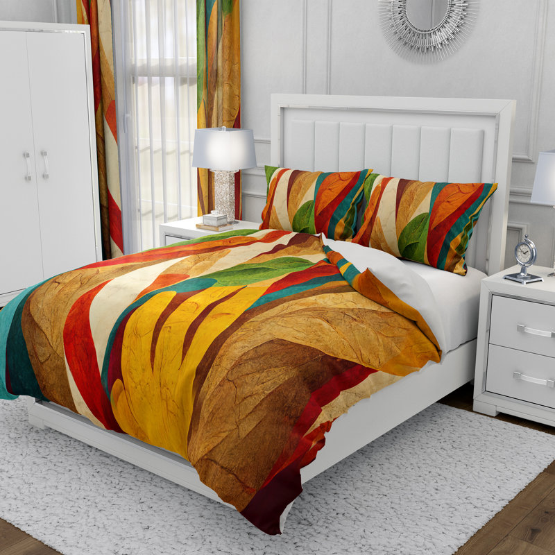Abstract Duvet Cover, Queen Duvet Cover + 2 Queen Shams