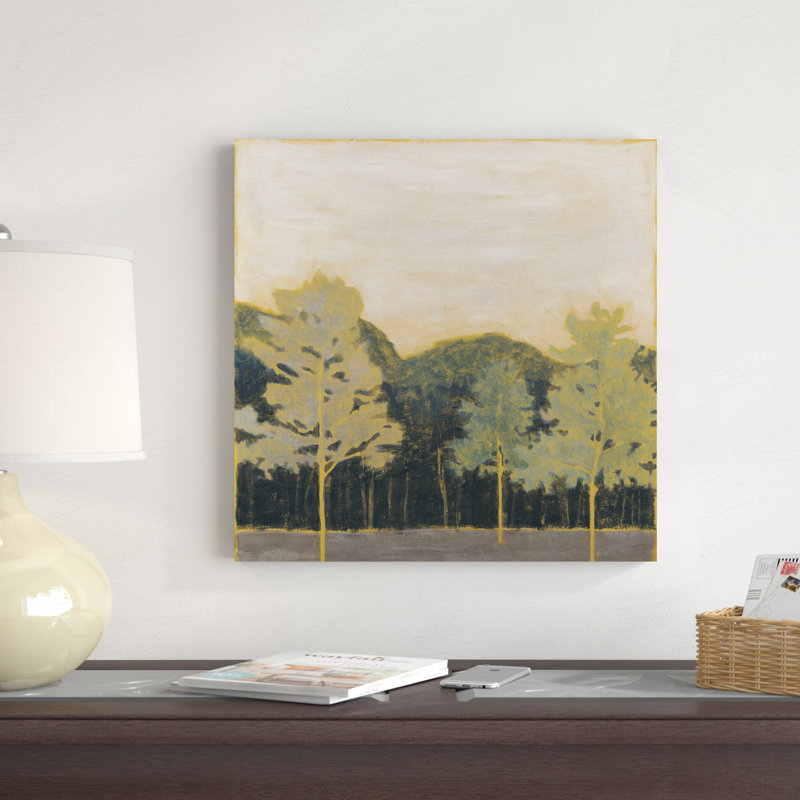 Forêt émeraude I, H 20 po x l 20 po x P 1,25 po